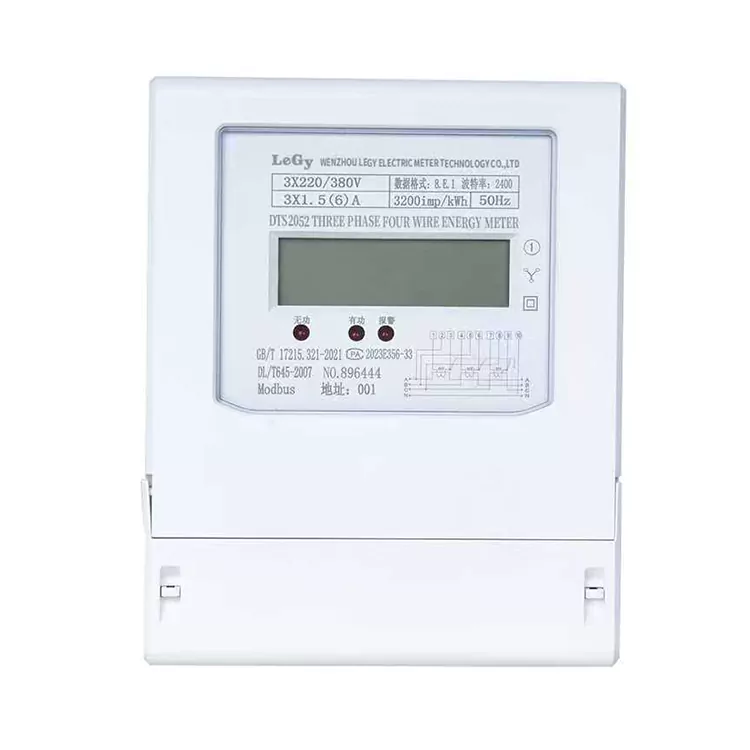 Direct Connected Three Phase kWh Energy Meter