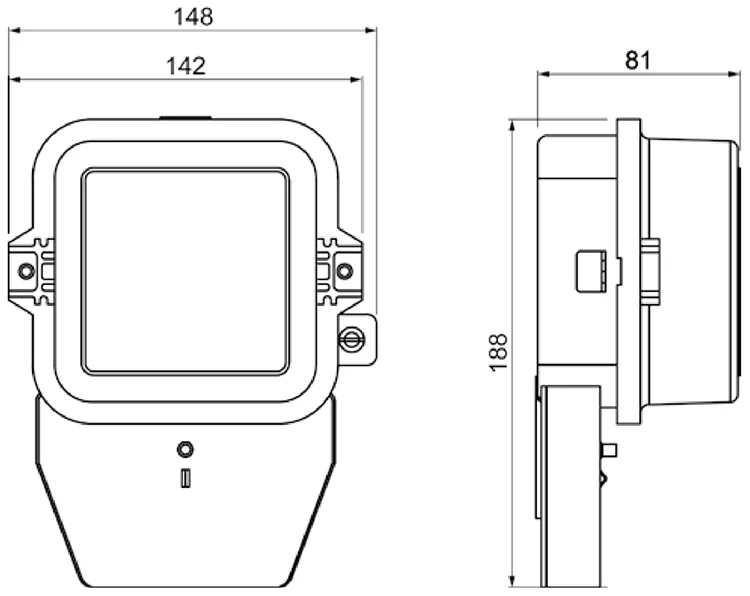 Single Phase LCD Display Multifunction Smart Energy Meter