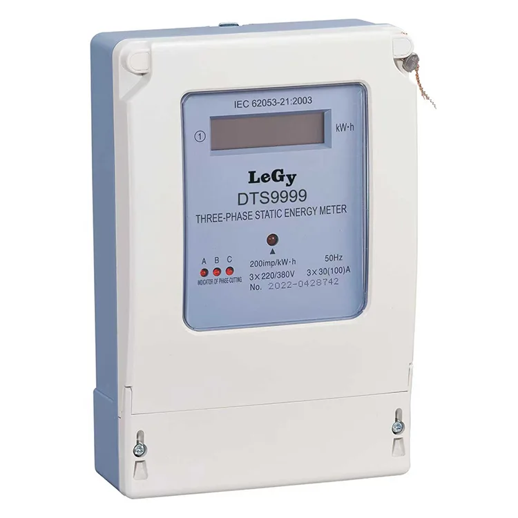 Three Phase Electronic kWh Energy Meter