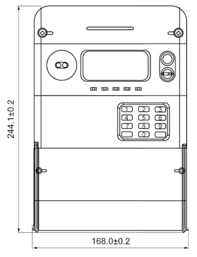 Three Phase STS Prepaid Energy Meter