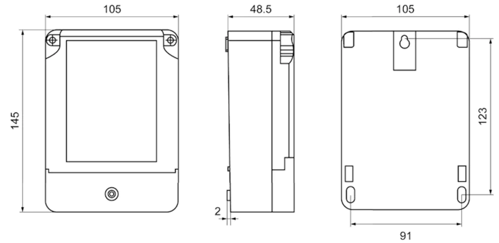 Single Phase Bidirectional Energy Meter