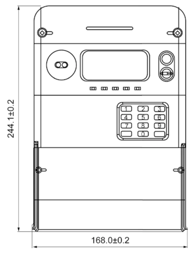 2G GSM / GPRS / 4G LTE Smart Energy Meter