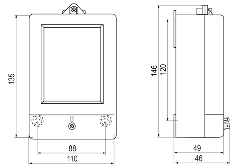 Single Phase RS485 Smart Energy Meter