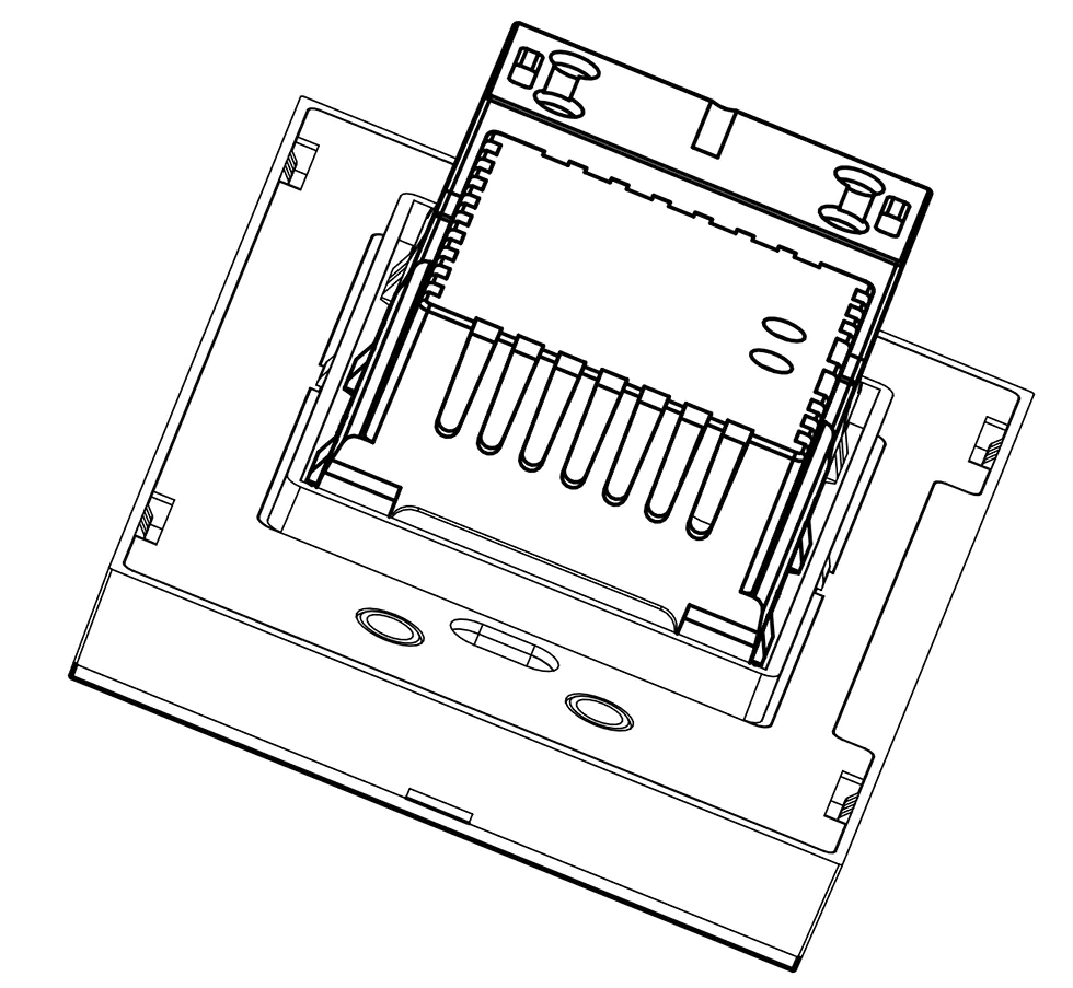 1-Gang Switch with USB-A & USB-C Ports