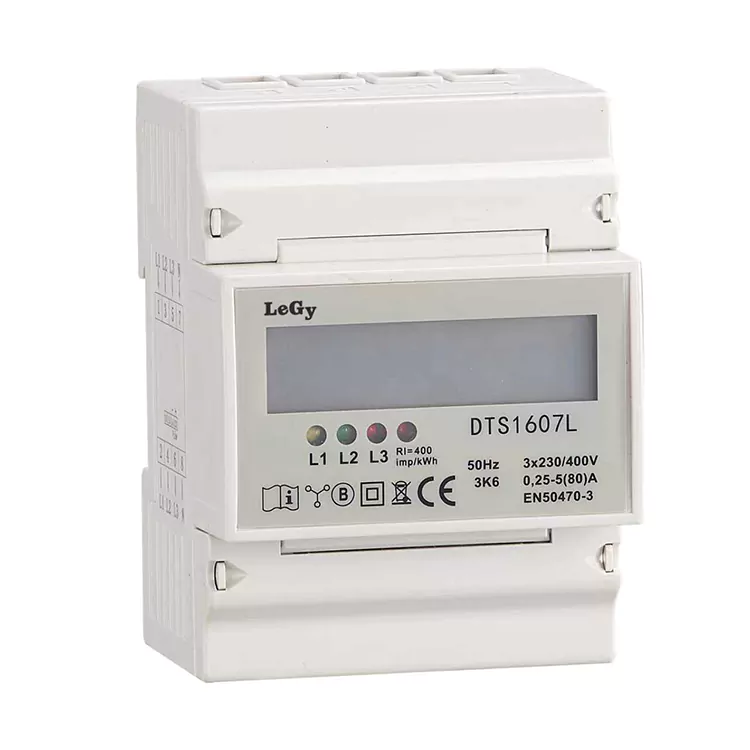 RS485 Three Phase DIN Rail Smart Energy Meter