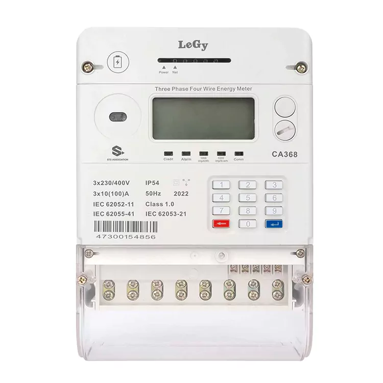 Three Phase STS Prepaid Energy Meter